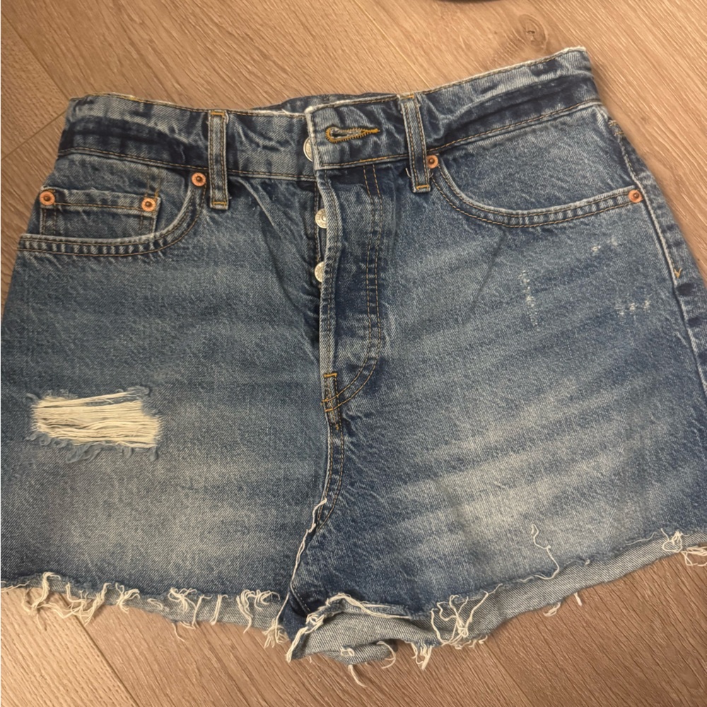 BDG Distressed Denim Shorts